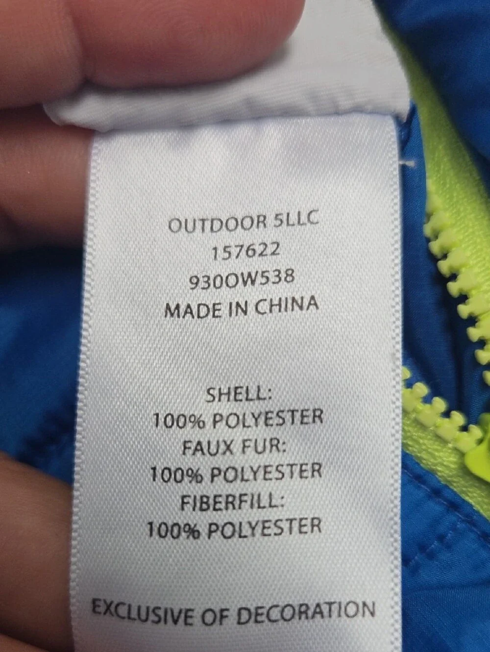 Eddie Bauer (Reversable) Blue & Navy Hooded Puffer Jacket with Neon Accents.